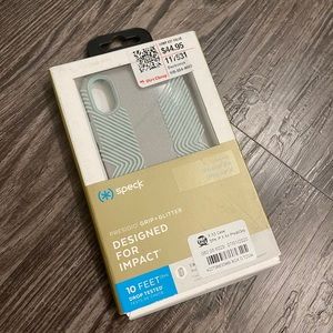 Grip + glitter iPhone X/Xs case